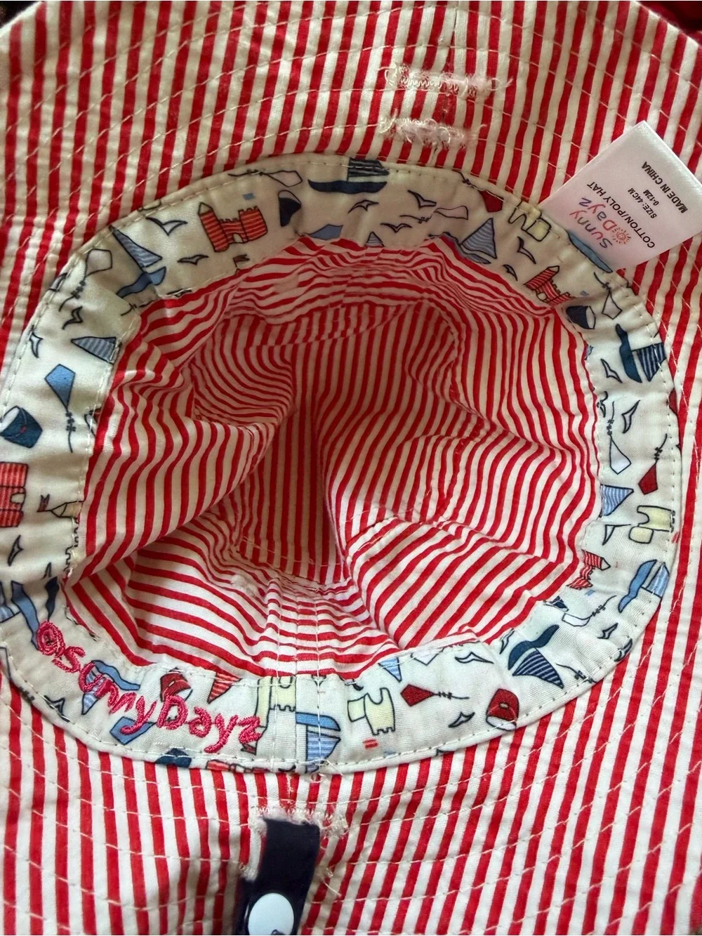Baby beach sun hat